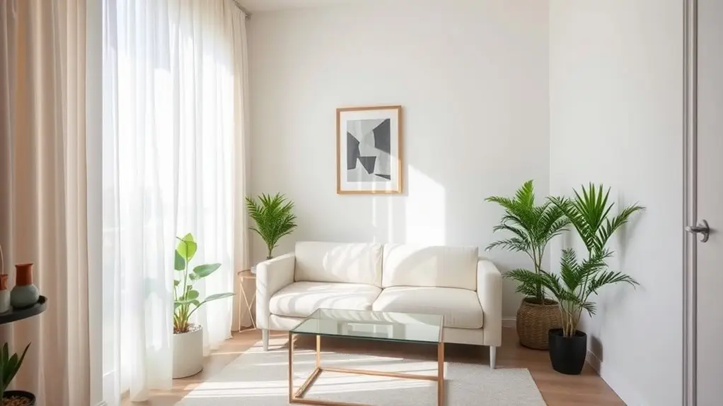 optical enlargement for interiors