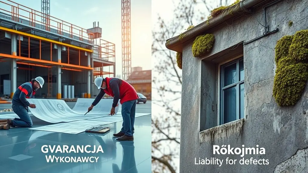 warranty vs contractor liability