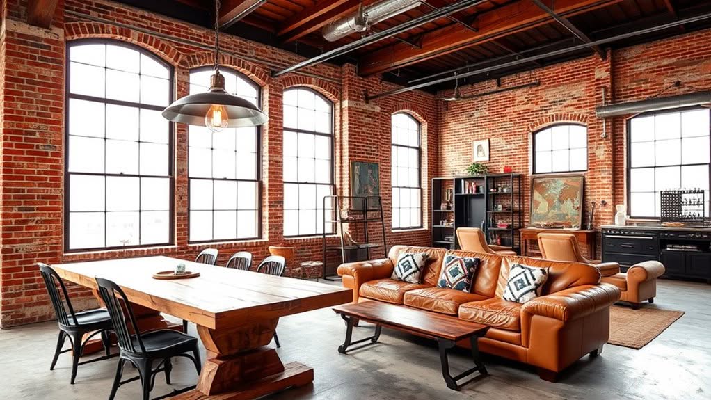industrial style apartment decor