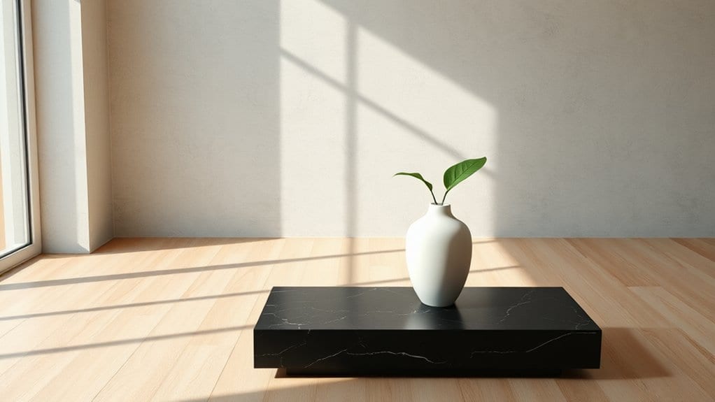 minimalist design material choices